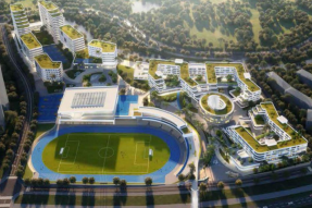 东莞松山湖未来学校项目主体结构全面封顶，将于2022年9月开学